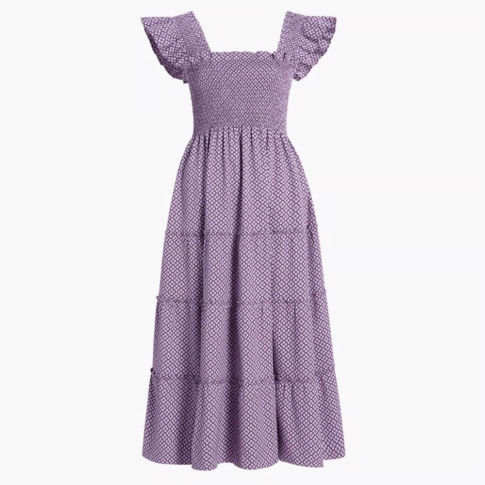 Hill House Plum Jacquard Ellie - S